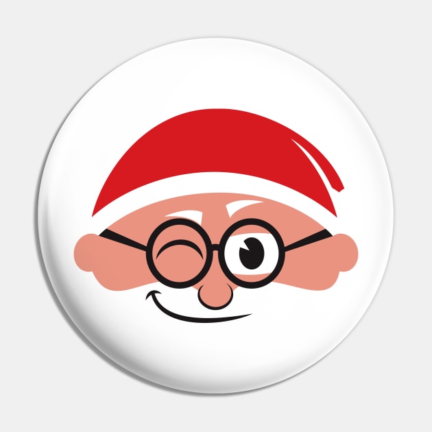 Santa Face Pin by Malchev