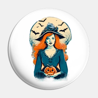 Halloween Witches Pin