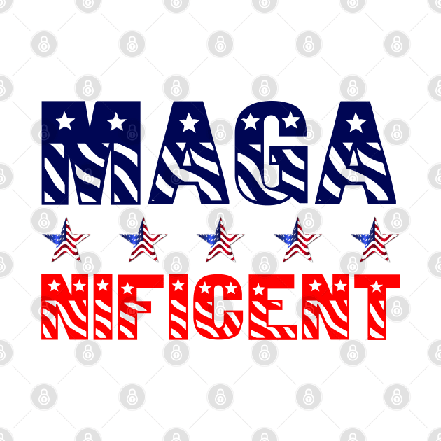 MAGAnificent - MAGA Pro Trump T-Shirt by Styr Designs