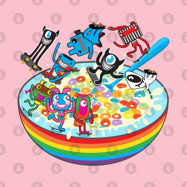 Skate Cereal by Plushism