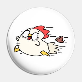 Runaway Chicken Pin