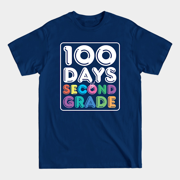 100 Days Of School 2nd Grade Second Grader - First Grade - T-Shirt