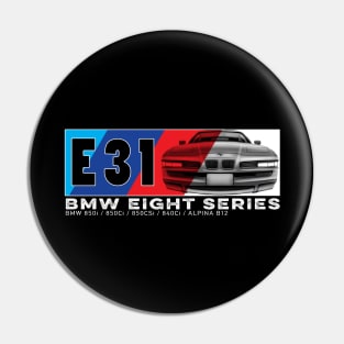 E31 BMW Eight Series Pin