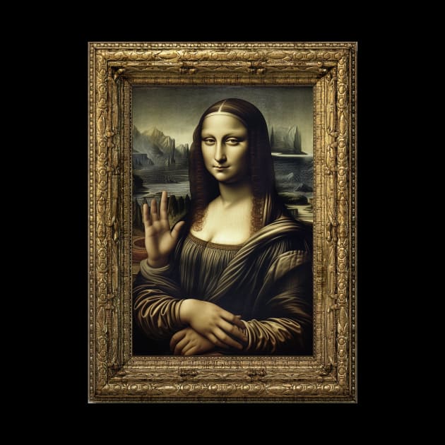 Impeccable Likeness AI Generated Mona Lisa by MustardSoda