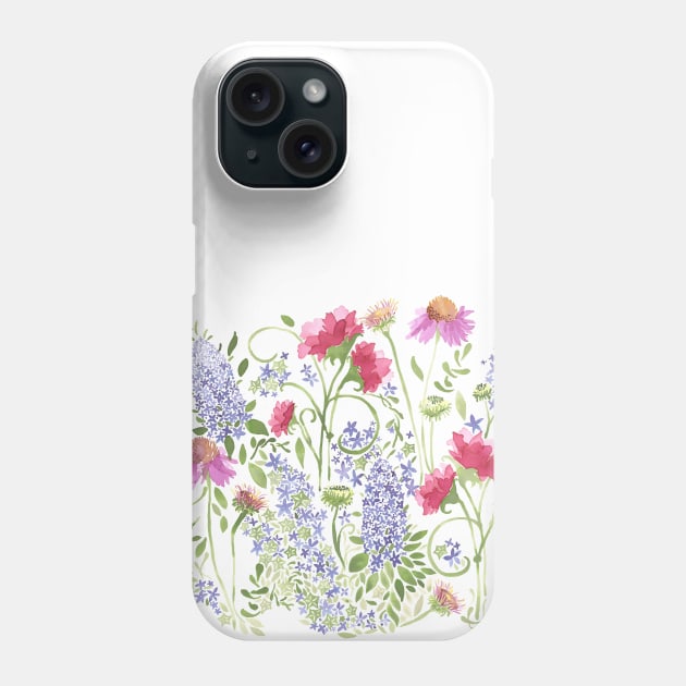 Flowering Meadow Phone Case by marlenepixley