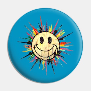 Happy Face Pin