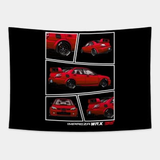 Subaru Impreza hawkeye WRX STI, JDM Tapestry