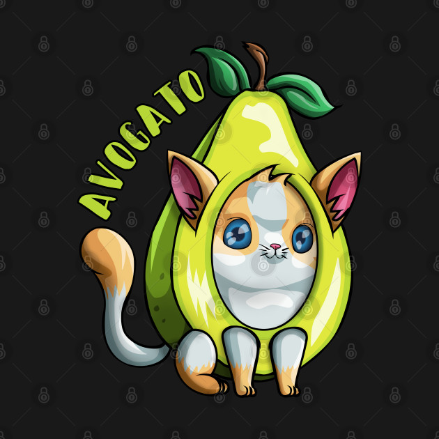 Disover Avogato Funny Avocado Cat Joke Cute Arigato Cat Lover Gift - Cat Cute Cats Funny Animal Kitty - T-Shirt