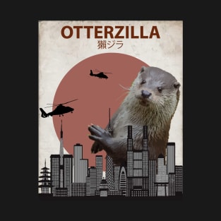 Otterzilla - Giant Otter Monster T-Shirt