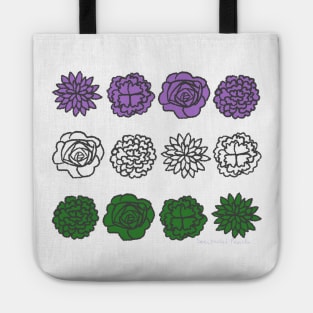 Genderqueer Flowers Tote