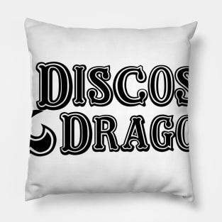 Disco and dragons Pillow