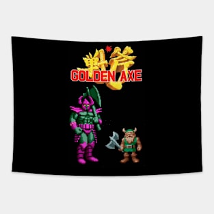 Golden Axe Death Bringer and Gilius Thunderhead Tapestry