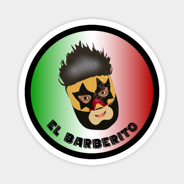 El Barberito Magnet by LaBelle's Barber Parlor