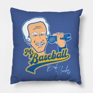 Mr Baseball ))(( Bob Uecker Baseball Tribute Pillow