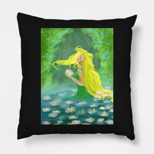 Lillies in the water | Artprint Pillow