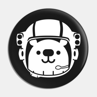 Funny & Cute Space Astronaut Bear Pin