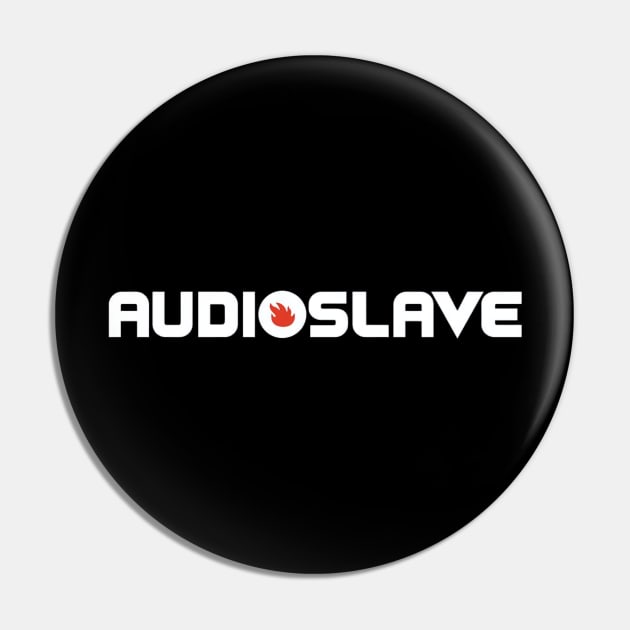 Audioslave Band Logo White Pin by TrekTales