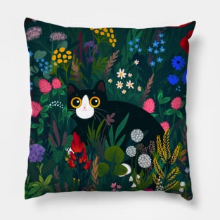 Among wildflowers Pillow