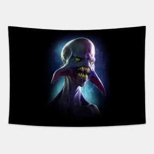 Purple demon Tapestry