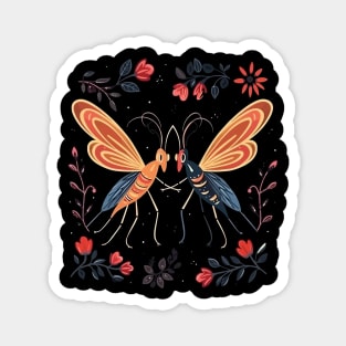 Mosquito Valentine Day Magnet