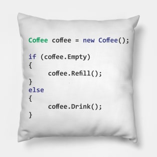 Coffee Code Pillow