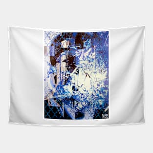 Blue Discussion Tapestry