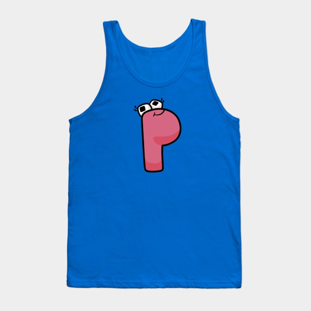 P, Alphabet Lore - Alphabet Lore - Tank Top