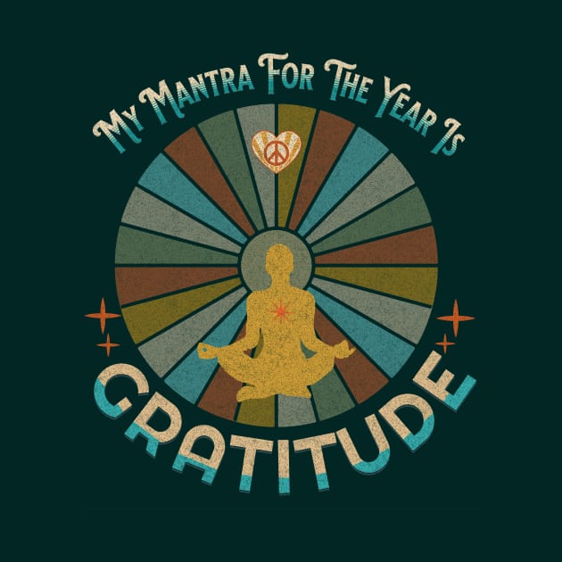 Gratitude Grateful Thankful New Year Resolution Unisex T shirt by Savi L'amour