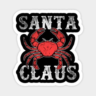 Santa Claus Crab Magnet