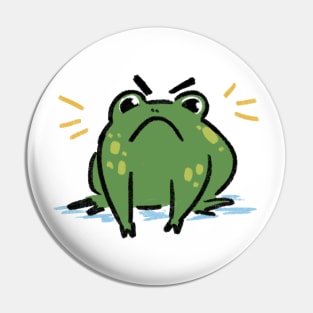 Angy frog! Pin