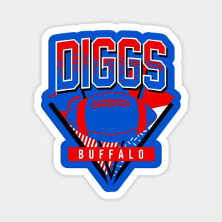 Vintage Buffalo Football Diggs Magnet