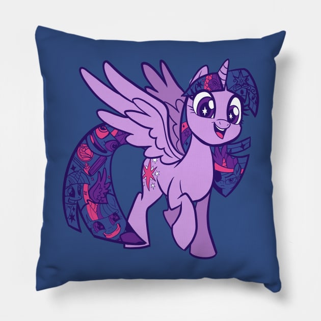 Twilight sparkle Pillow by SophieScruggs