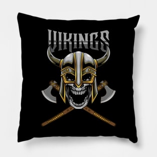 Viking Skull 3.2 Pillow