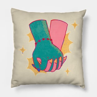 Holding Hands Pillow