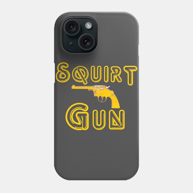 Squirt Gun logo Phone Case by Jeff Allyn Szwast