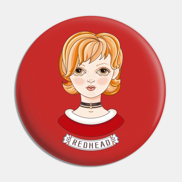 Redhead Pin by ByVili