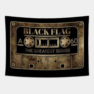 Black flag Tapestry