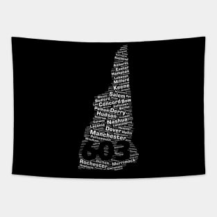 New Hampshire Cities 603 Area Code Tapestry