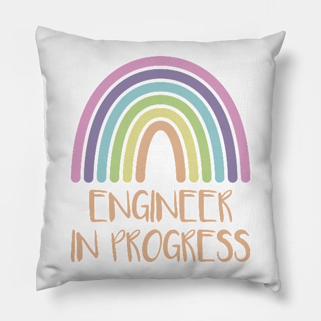 Engineer in Progress Pillow by FOZClothing