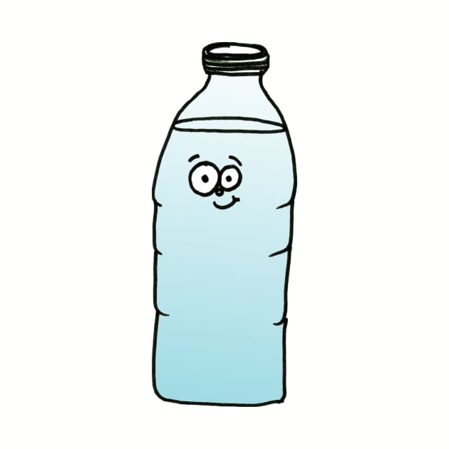 Cute Googly-Eyed Water Bottle by 1Redbublppasswo