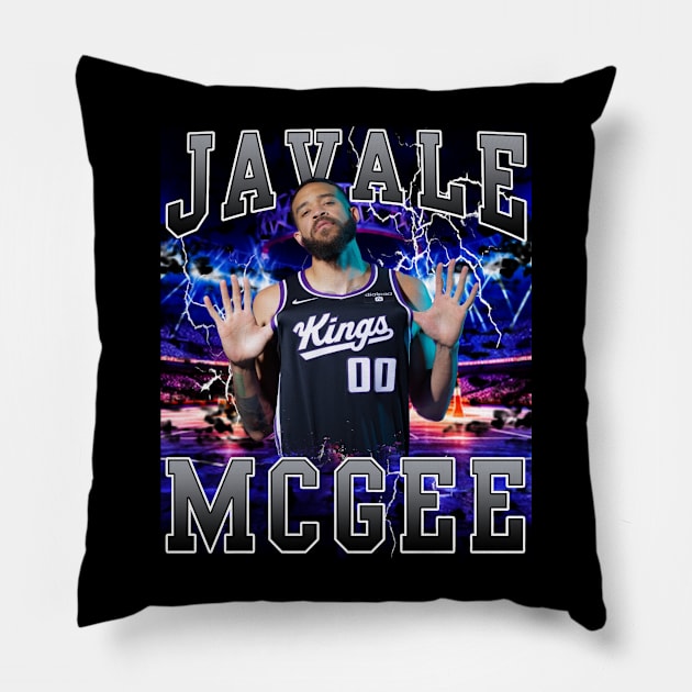 JaVale McGee Pillow by Gojes Art