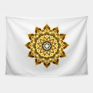 Solar Chakra Mandala (series) Tapestry