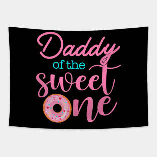 Daddy Of Sweet One 1St First Birthday Matching Family Donut Tapestry