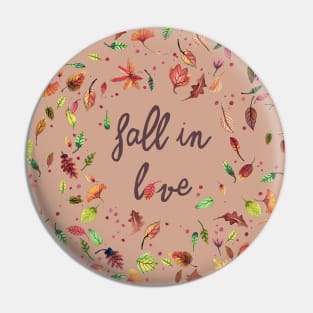 Fall in Love Pin