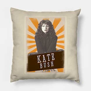 Vintage Asthetic Kate Bush Pillow