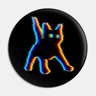 Cats Glitch Pin