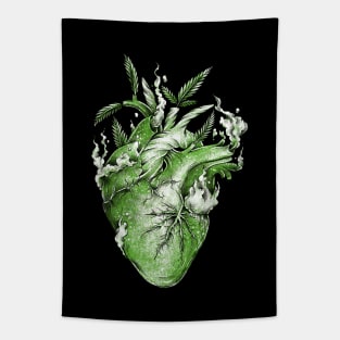 Green Heart Tapestry