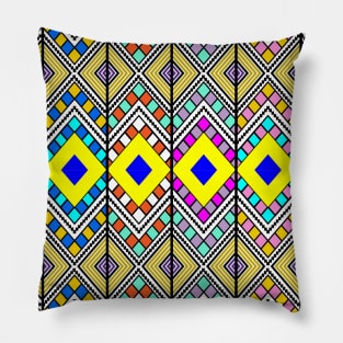 Kwanzaa, African pattern, African traditional pattern, Ethiopian/Eritrean pattern. Ethiopian Tilf Pillow