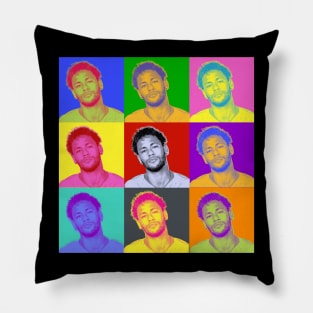 Neymar Warhol Pillow