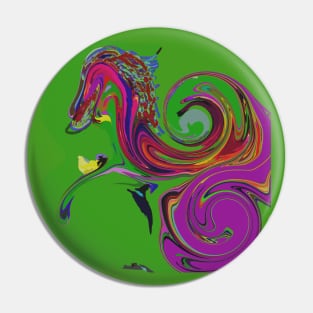 A purple pony on the dream, Pin